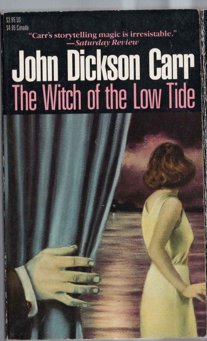 John Dickson Carr  THE WITCH OF THE LOW TIDE front book cover image