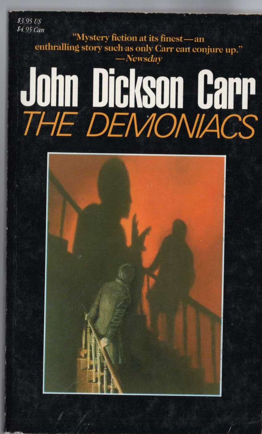 John Dickson Carr  THE DEMONIACS front book cover image