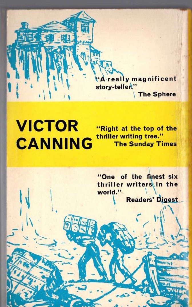Victor Canning  THE MANASCO ROAD magnified rear book cover image