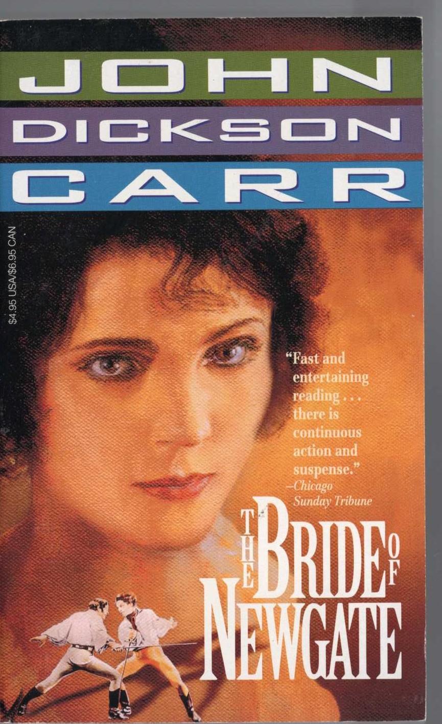 John Dickson Carr  THE BRIDE OF NEWGATE front book cover image