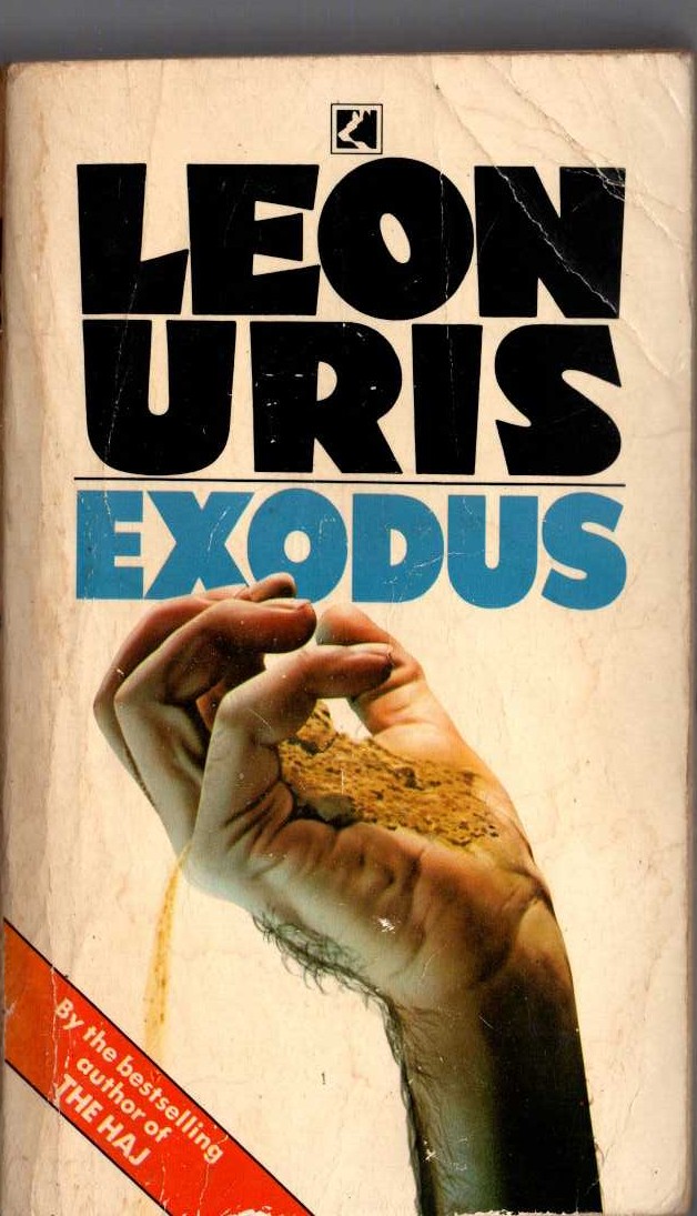 Leon Uris  EXODUS front book cover image