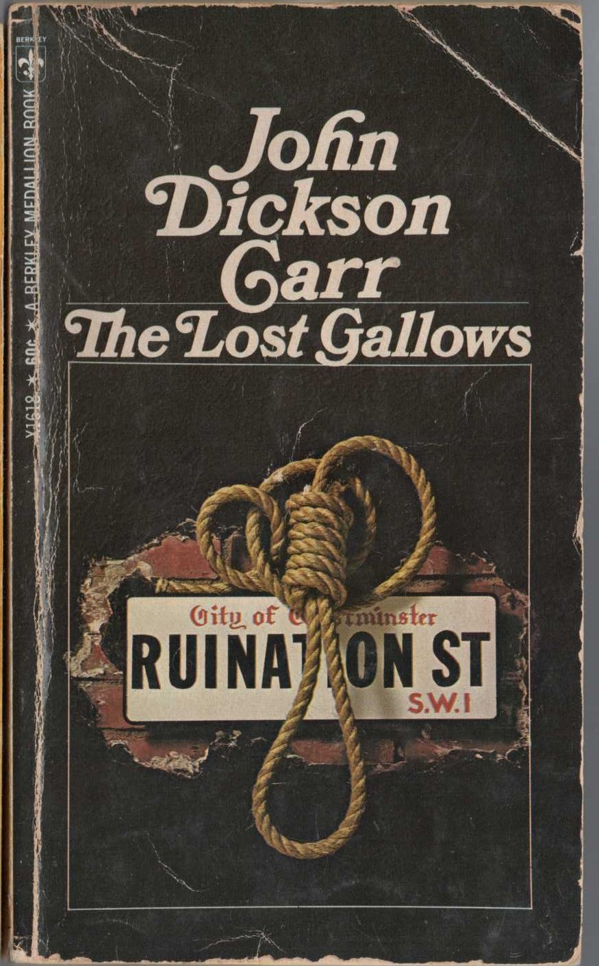 John Dickson Carr  THE LOST GALLOWS front book cover image