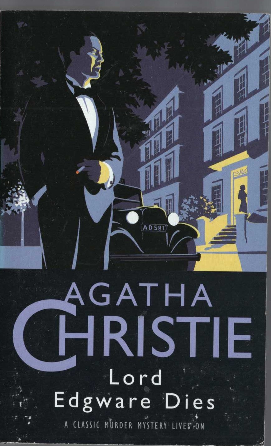 Agatha Christie  LORD EDGWARE DIES front book cover image