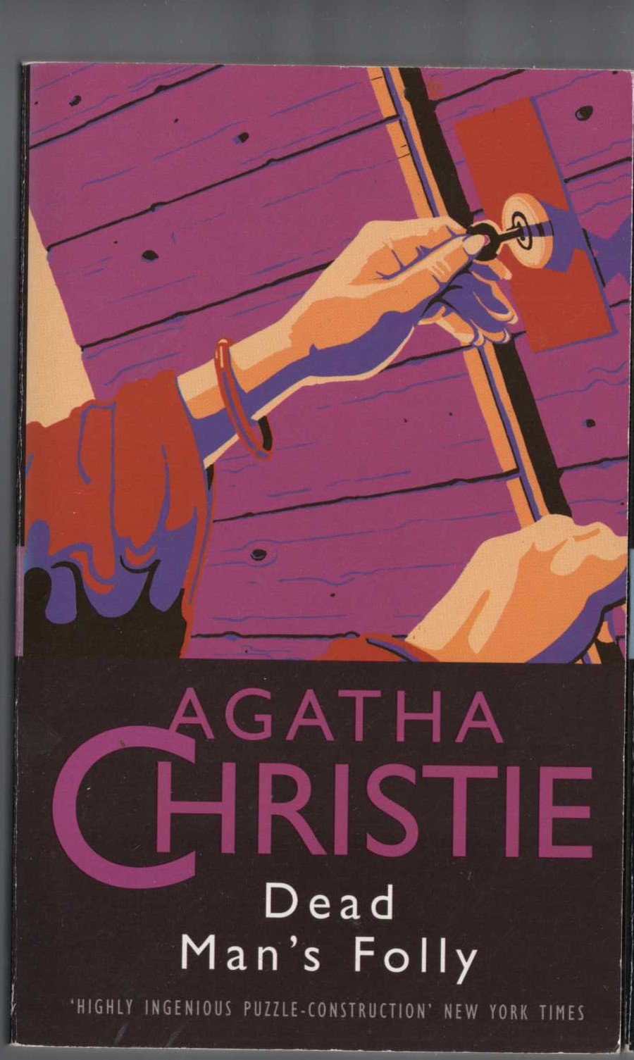 Agatha Christie  DEAD MAN'S FOLLY front book cover image