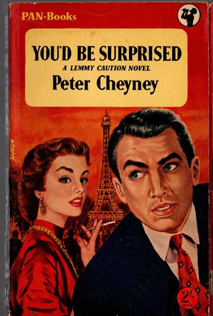 Peter Cheyney  YOU'D BE SURPRISED front book cover image