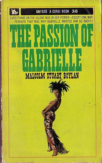 Malcolm Stuart Boylan  THE PASSION OF GABRIELLE front book cover image