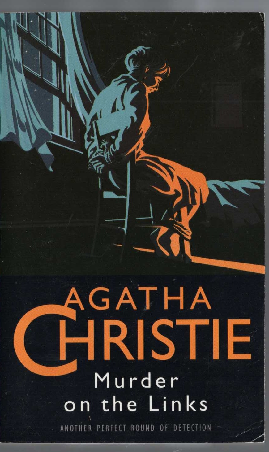 Agatha Christie  MURDER ON THE LINKS front book cover image