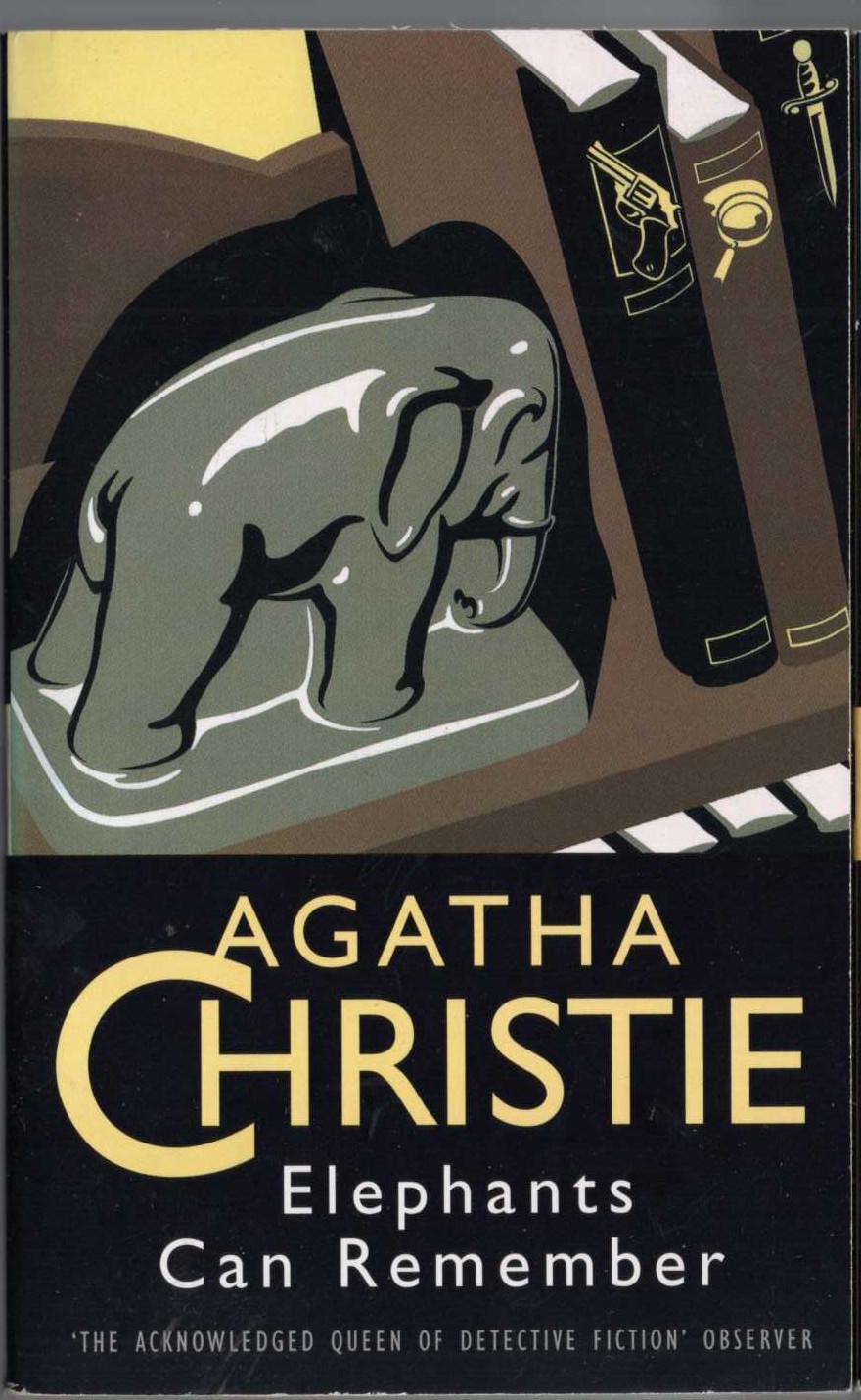 Agatha Christie  ELEPHANTS CAN REMEMBER front book cover image