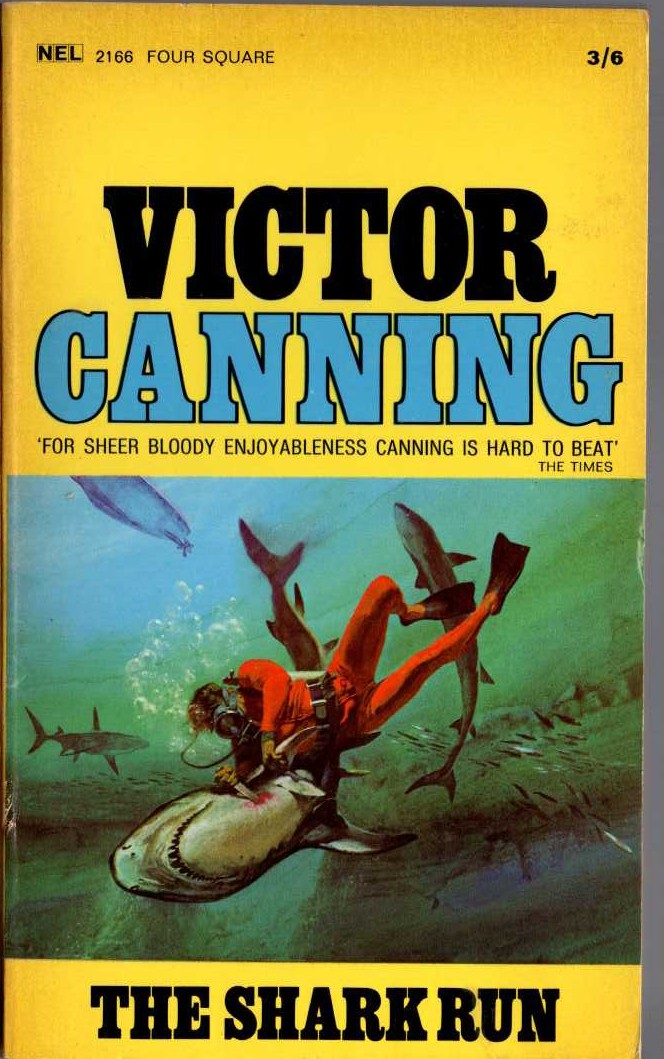 Victor Canning  THE SHARK RUN front book cover image