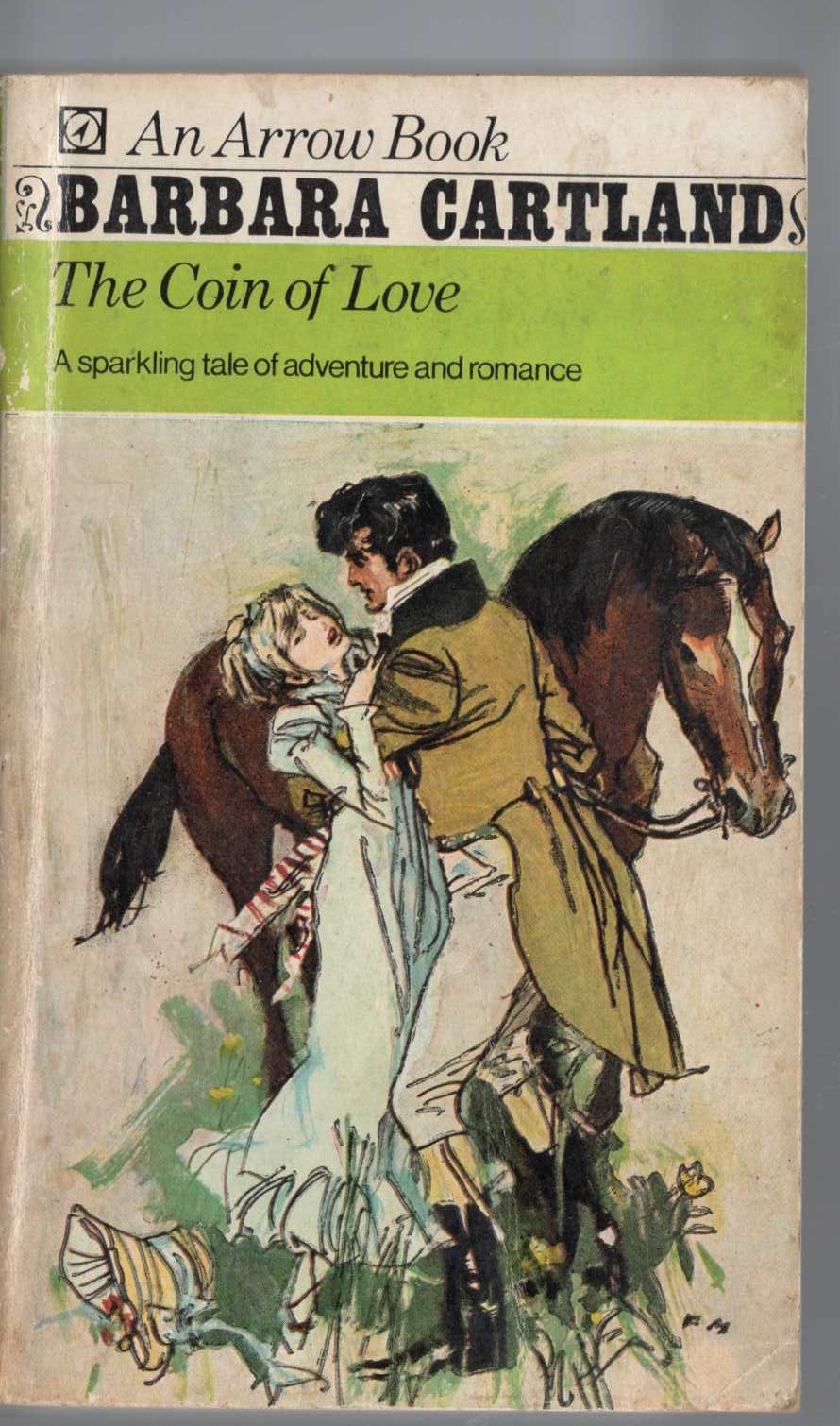 Barbara Cartland  THE COIN OF LOVE front book cover image