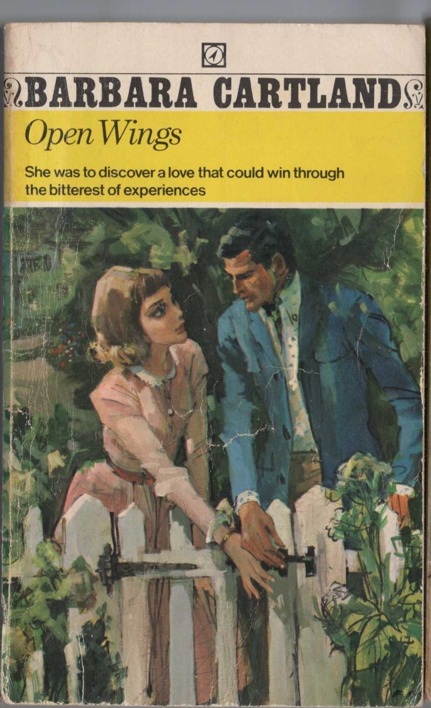 Barbara Cartland  OPEN WINGS front book cover image