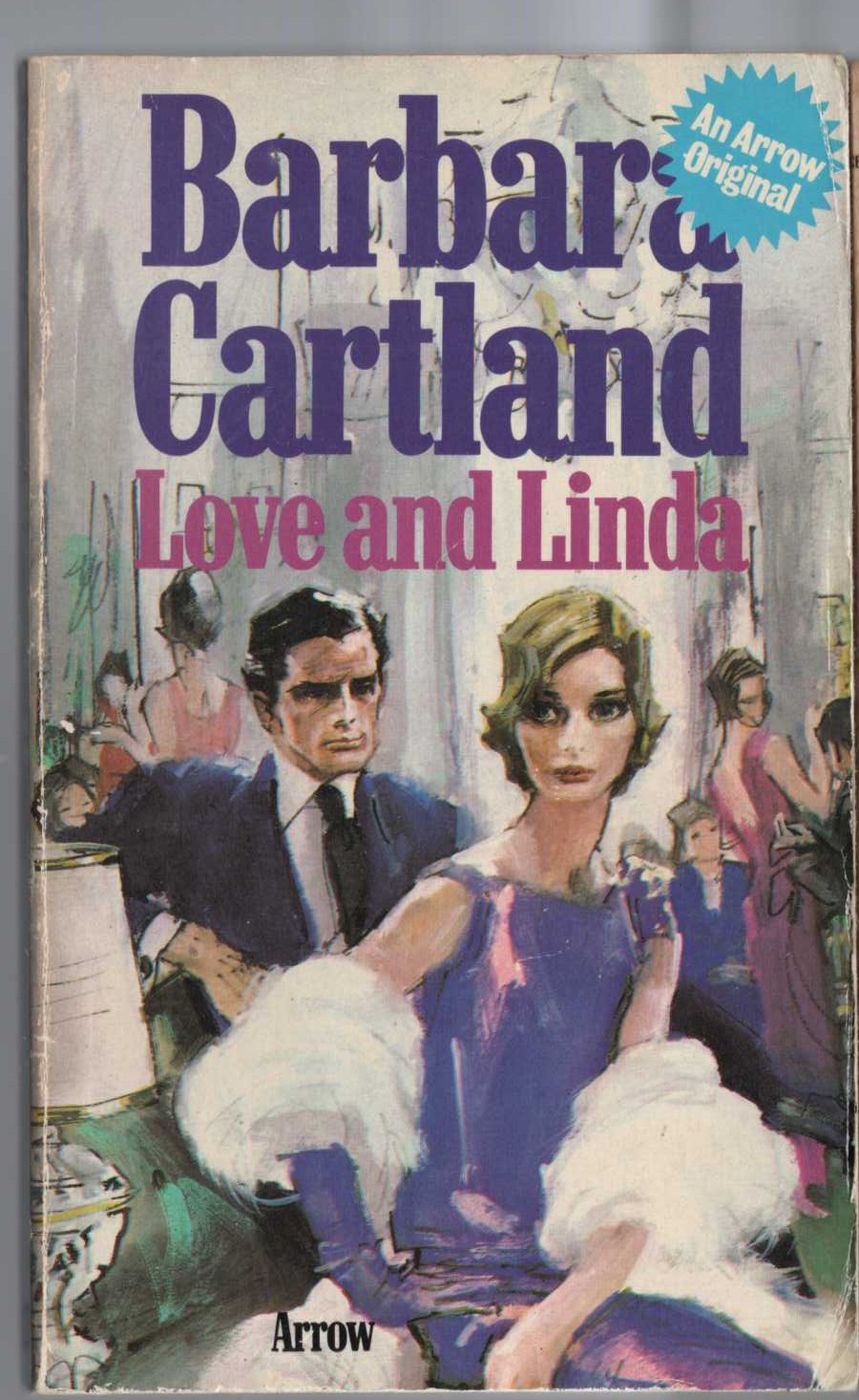 Barbara Cartland  LOVE AND LINDA front book cover image