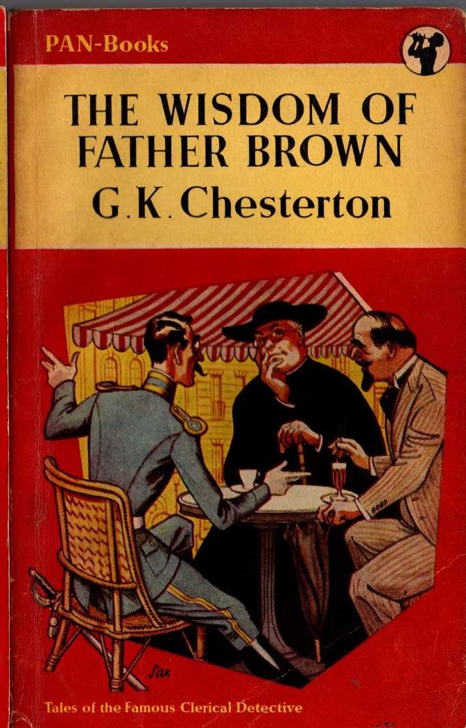 G.K. Chesterton  THE WISDOM OF FATHER BROWN front book cover image