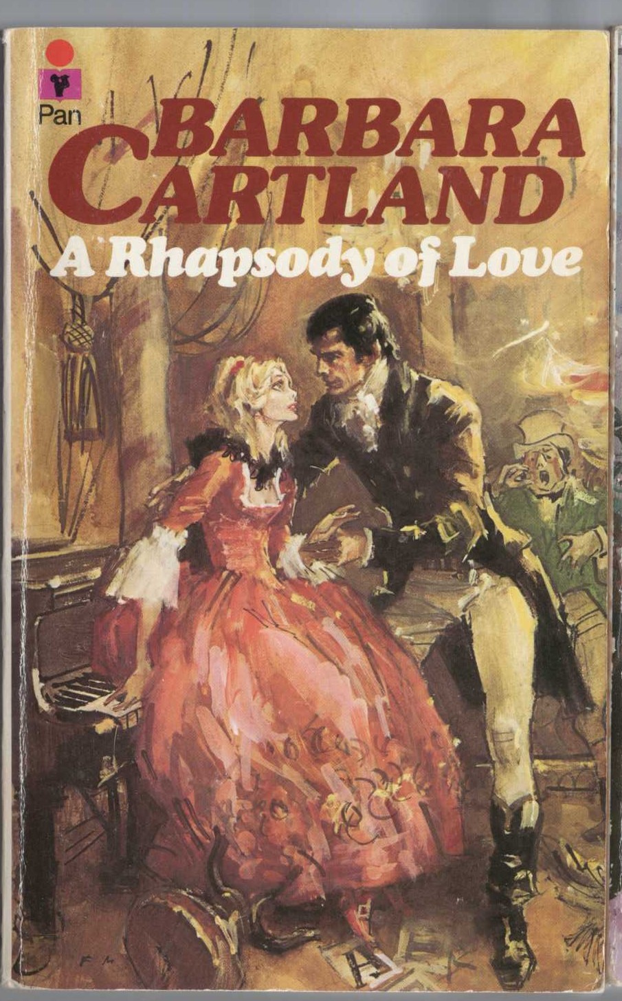 Barbara Cartland  A RHAPSODY OF LOVE front book cover image