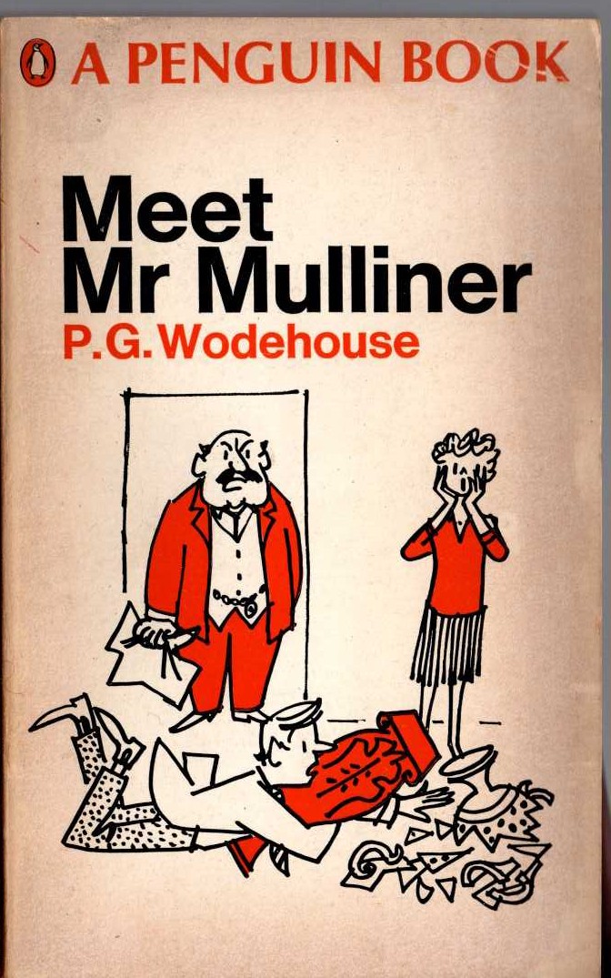 P.G. Wodehouse  MEET MR MULLINER magnified rear book cover image