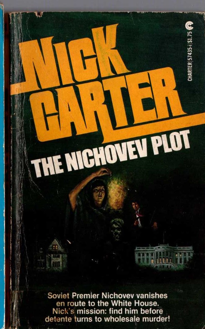 Nick Carter  THE NICHOVEV PLOT front book cover image