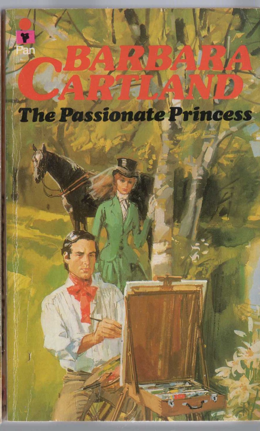 Barbara Cartland  THE PASSIONATE PRINCESS front book cover image