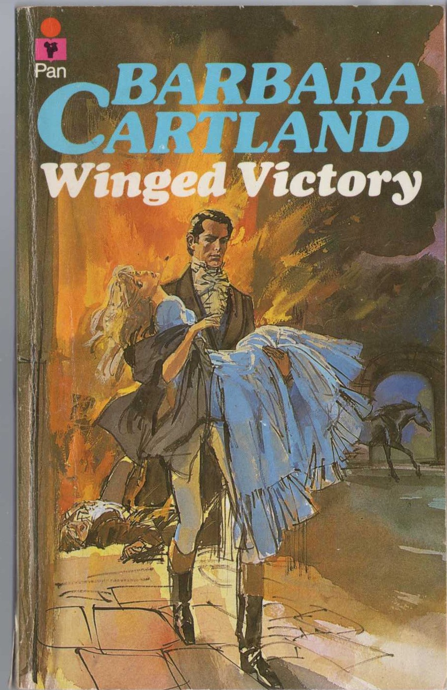 Barbara Cartland  WINGED VICTORY front book cover image