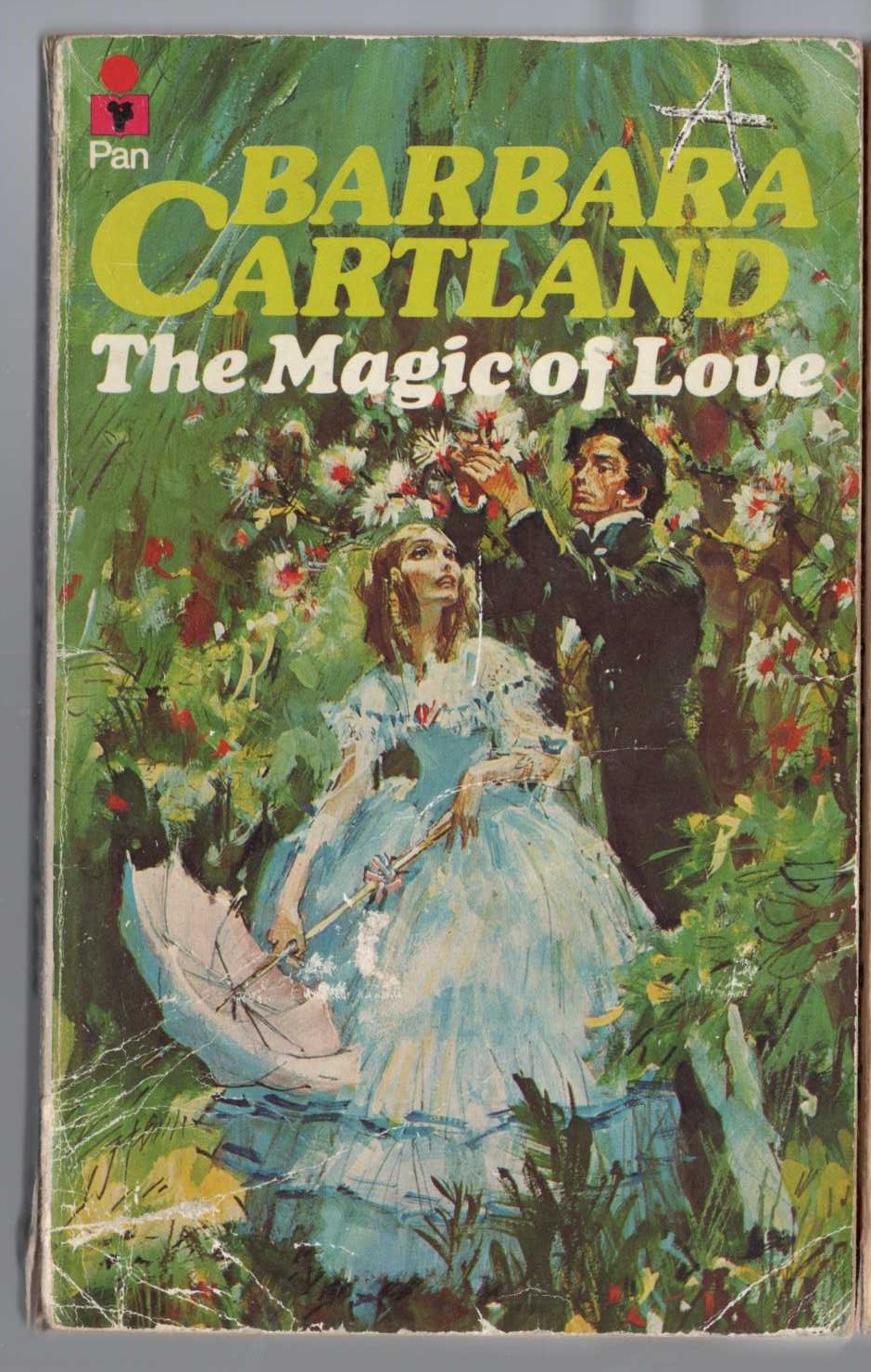 Barbara Cartland  THE MAGIC OF LOVE front book cover image