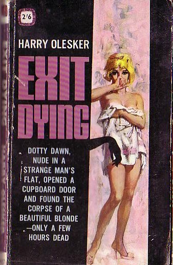 Harry Olesker  EXIT DYING front book cover image