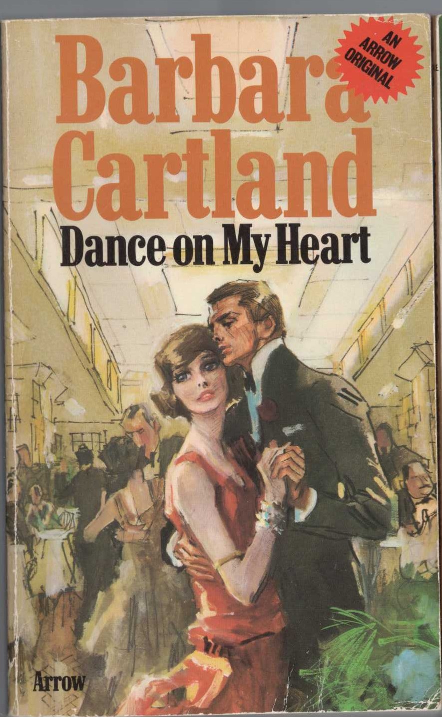 Barbara Cartland  DANCE ON MY HEART front book cover image