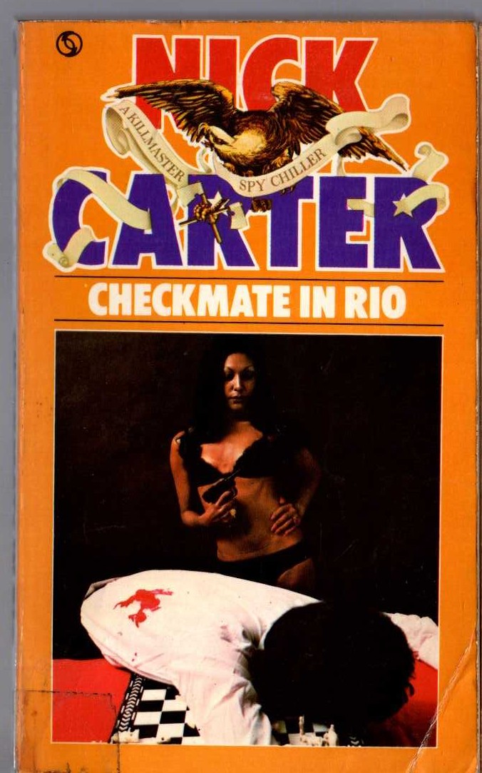 Nick Carter  CHECKMATE IN RIO front book cover image