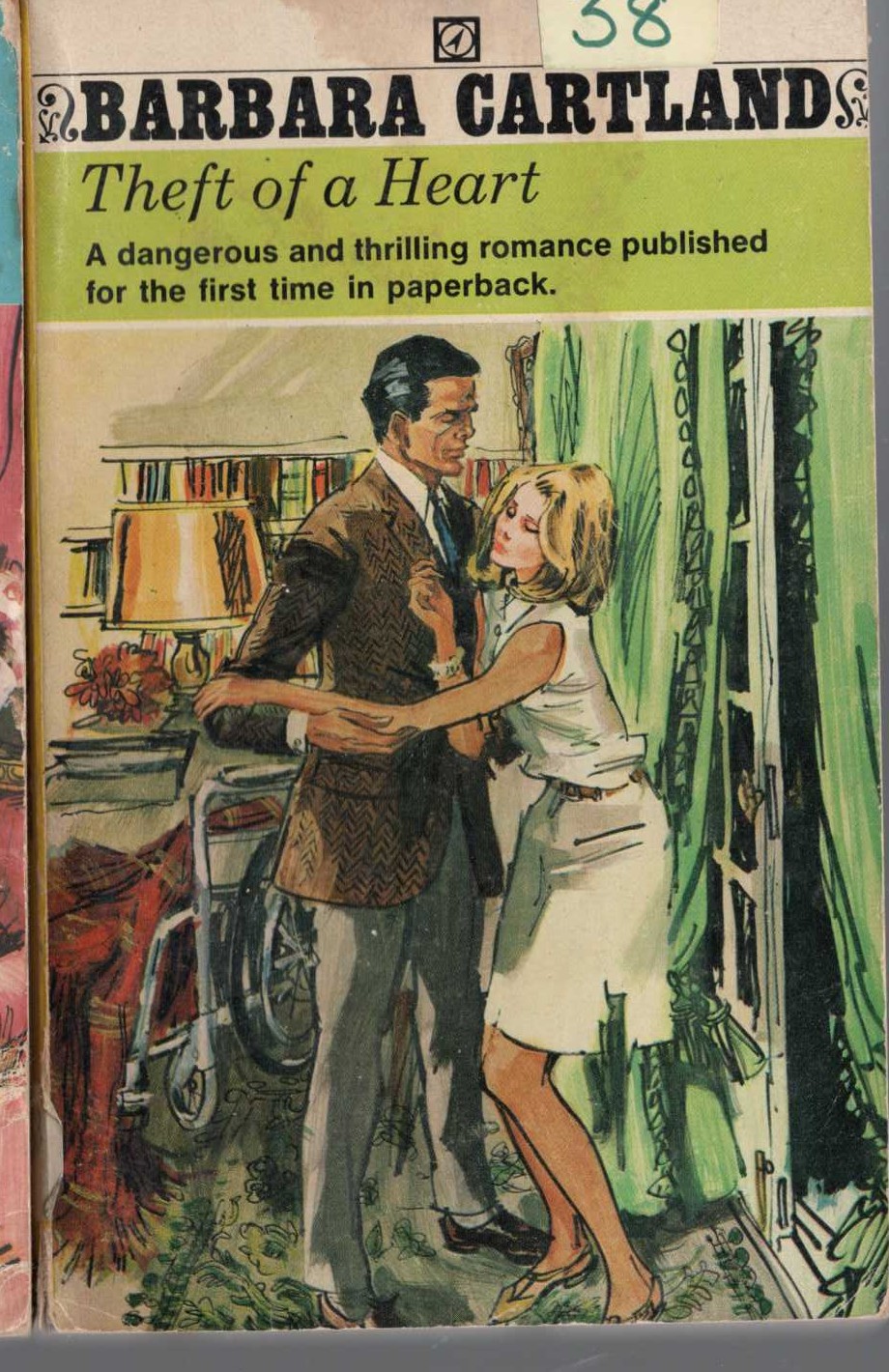 Barbara Cartland  THEFT OF A HEART front book cover image