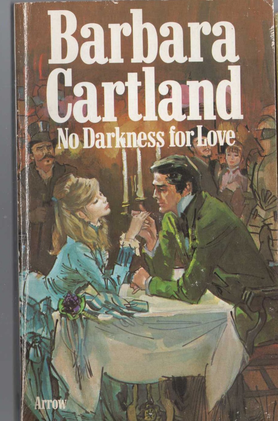 Barbara Cartland  NO DARKNESS FOR LOVE front book cover image