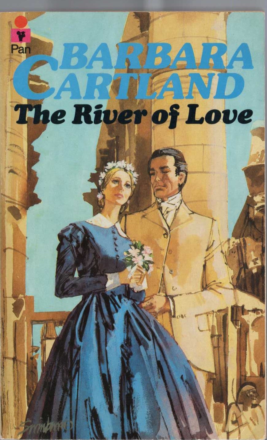 Barbara Cartland  THE RIVER OF LOVE front book cover image