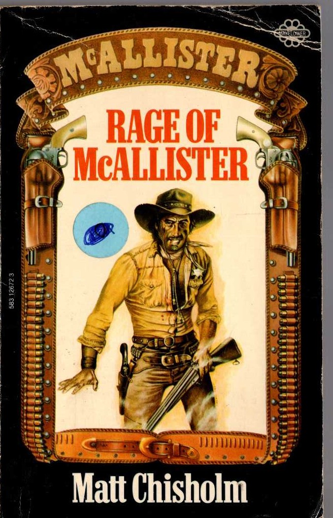 Matt Chisholm  RAGE OF McALLISTER front book cover image