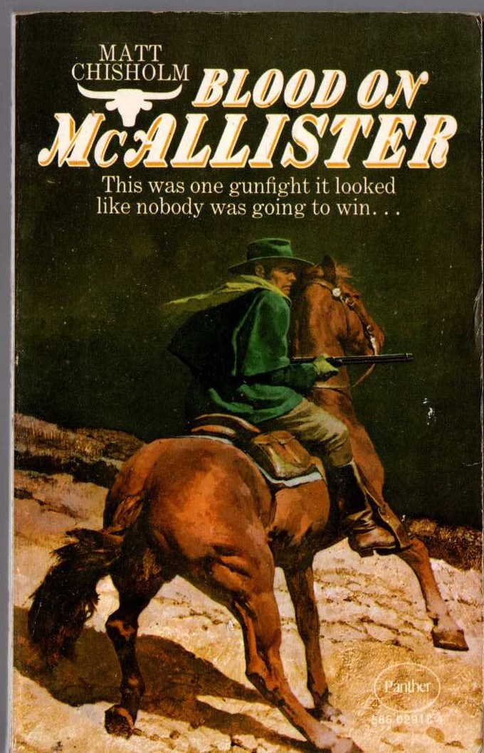 Matt Chisholm  BLOOD ON McALLISTER front book cover image