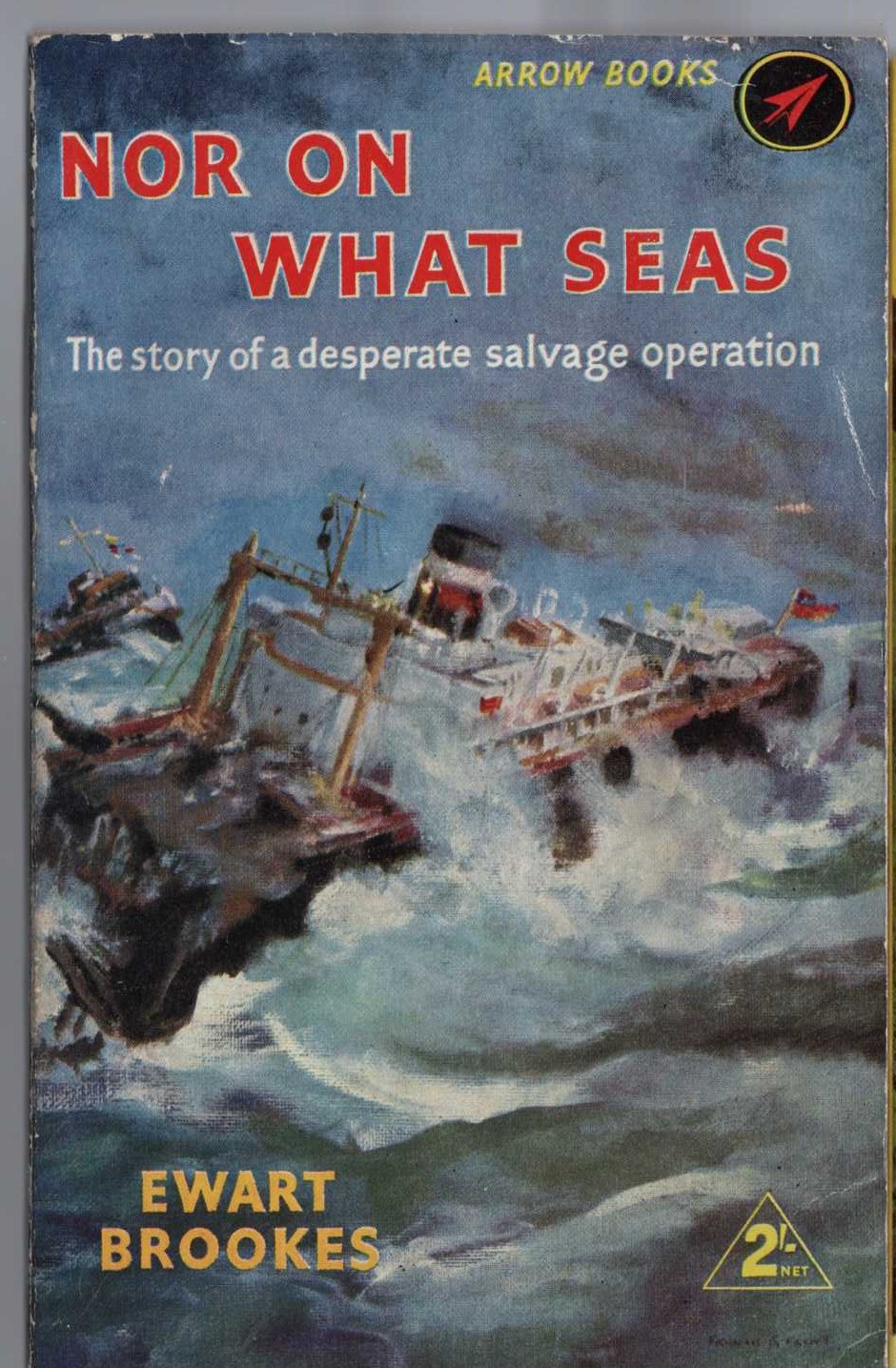 Ewart Brookes  NOR ON WHAT SEAS front book cover image