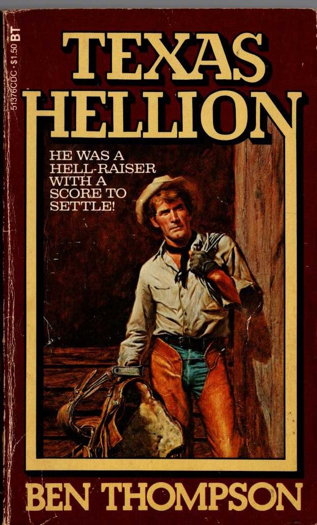 Ben Thompson  TEXAS HELLION front book cover image