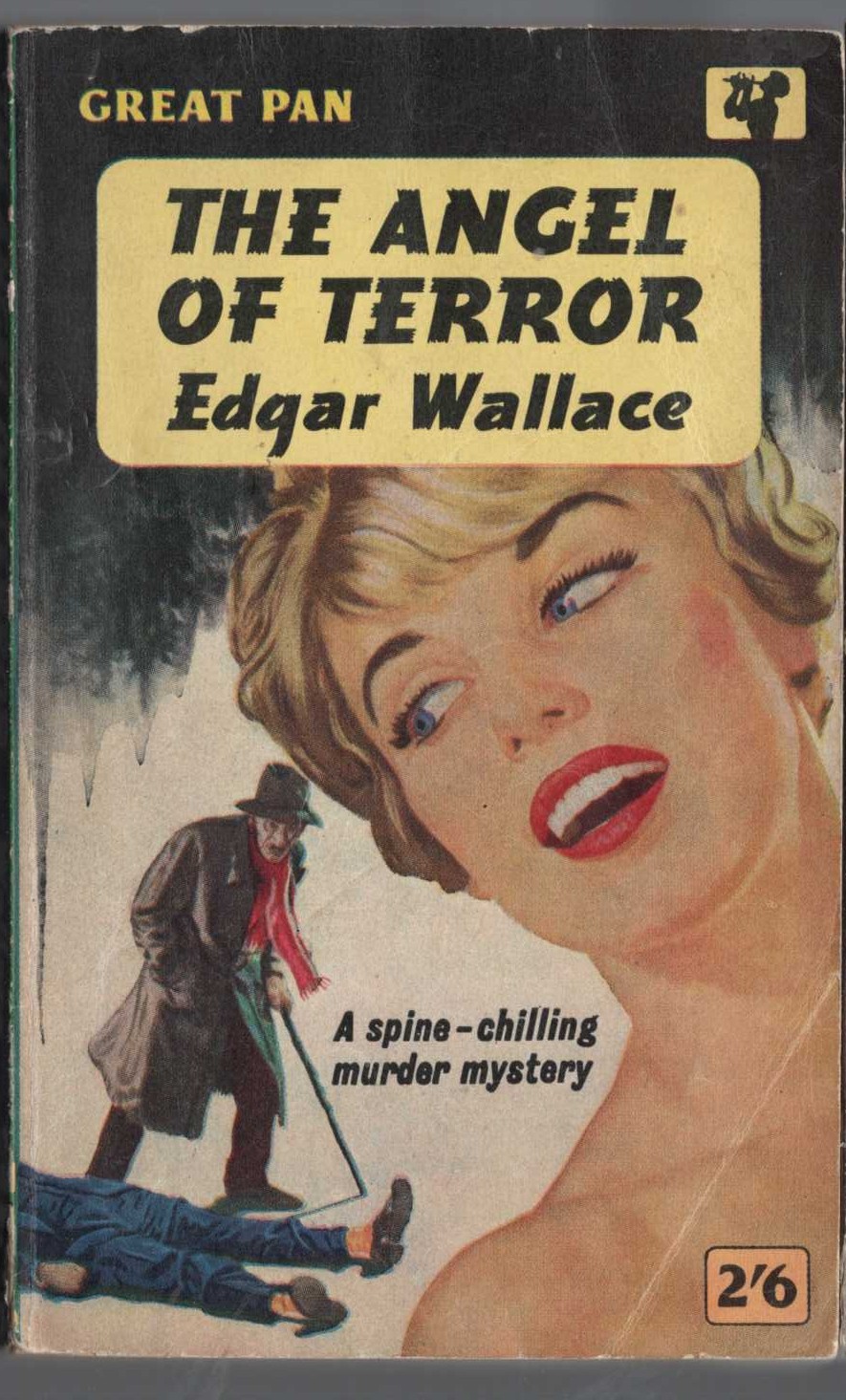 Edgar Wallace  THE ANGEL OF TERROR front book cover image