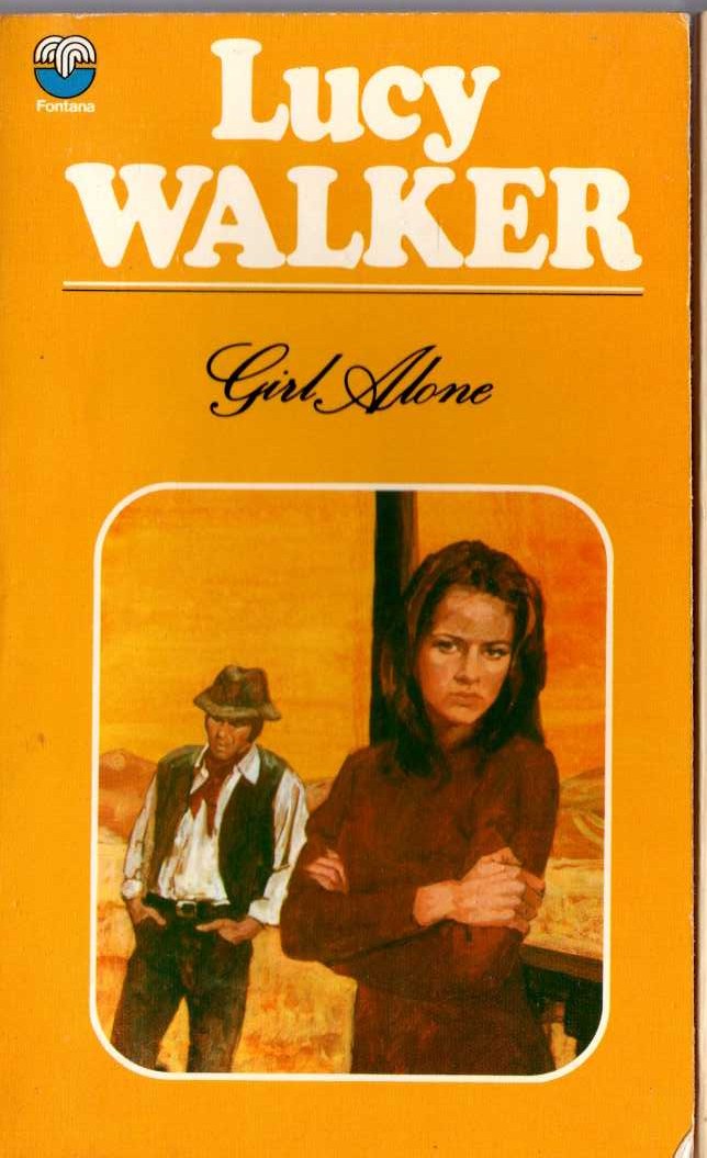 Lucy Walker  GIRL ALONE front book cover image