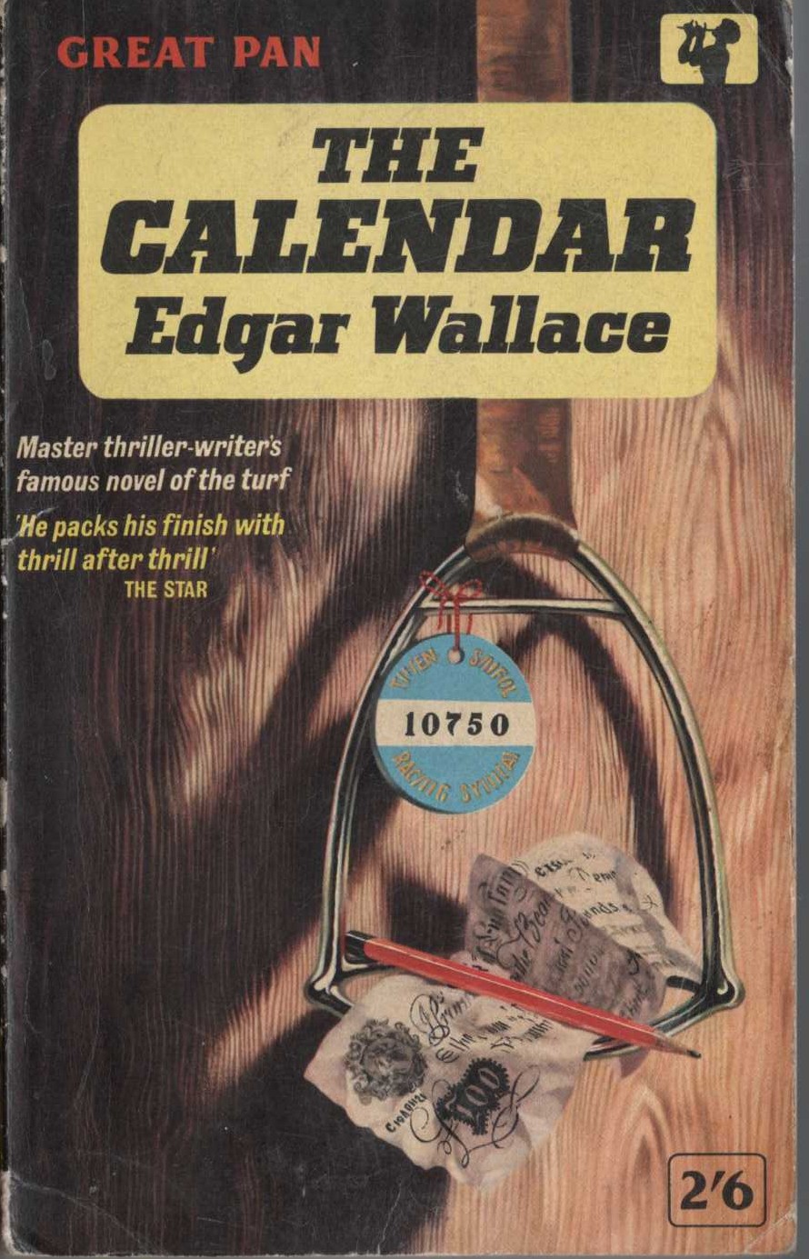 Edgar Wallace  THE CALENDAR front book cover image