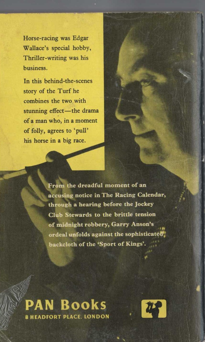 Edgar Wallace  THE CALENDAR magnified rear book cover image