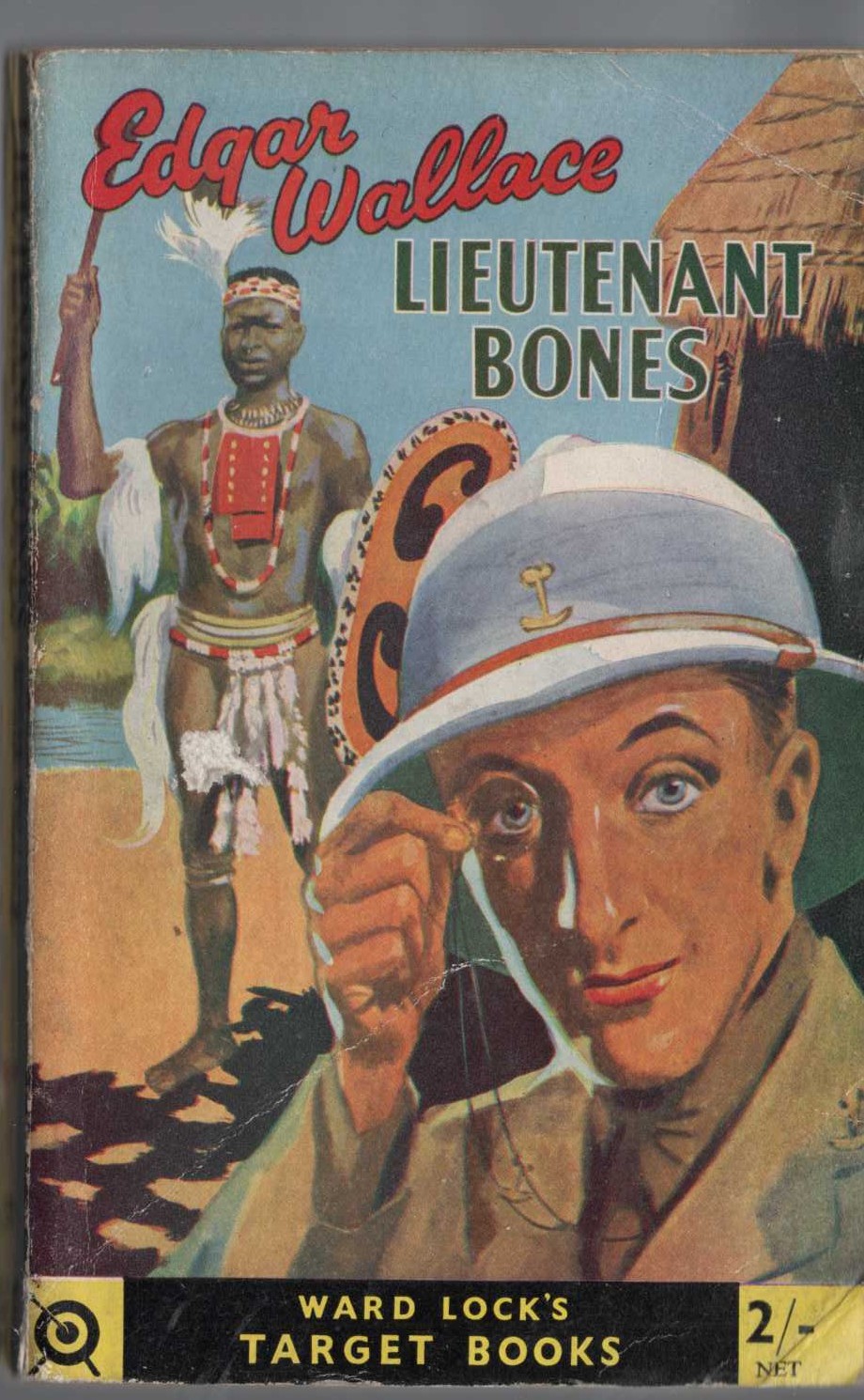 Edgar Wallace  LIEUTENANT BONES front book cover image