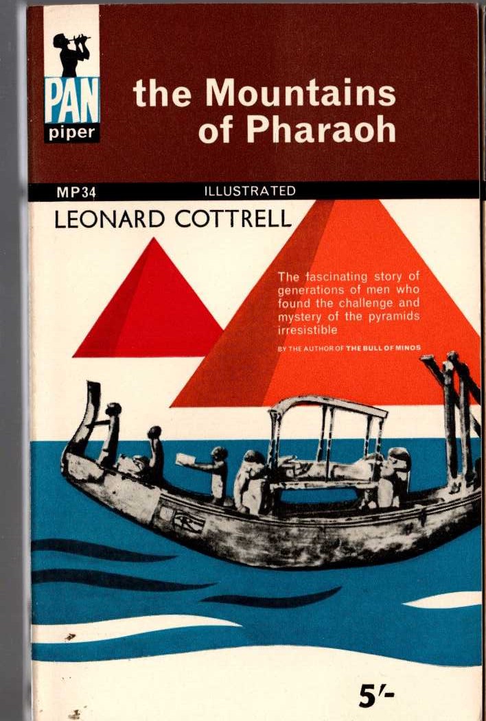 Leonard Cottrell  THE MOUNTAIN OF PHARAOH front book cover image