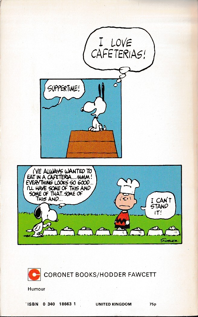 Charles M. Schulz  YOUR CHOICE, SNOOPY magnified rear book cover image