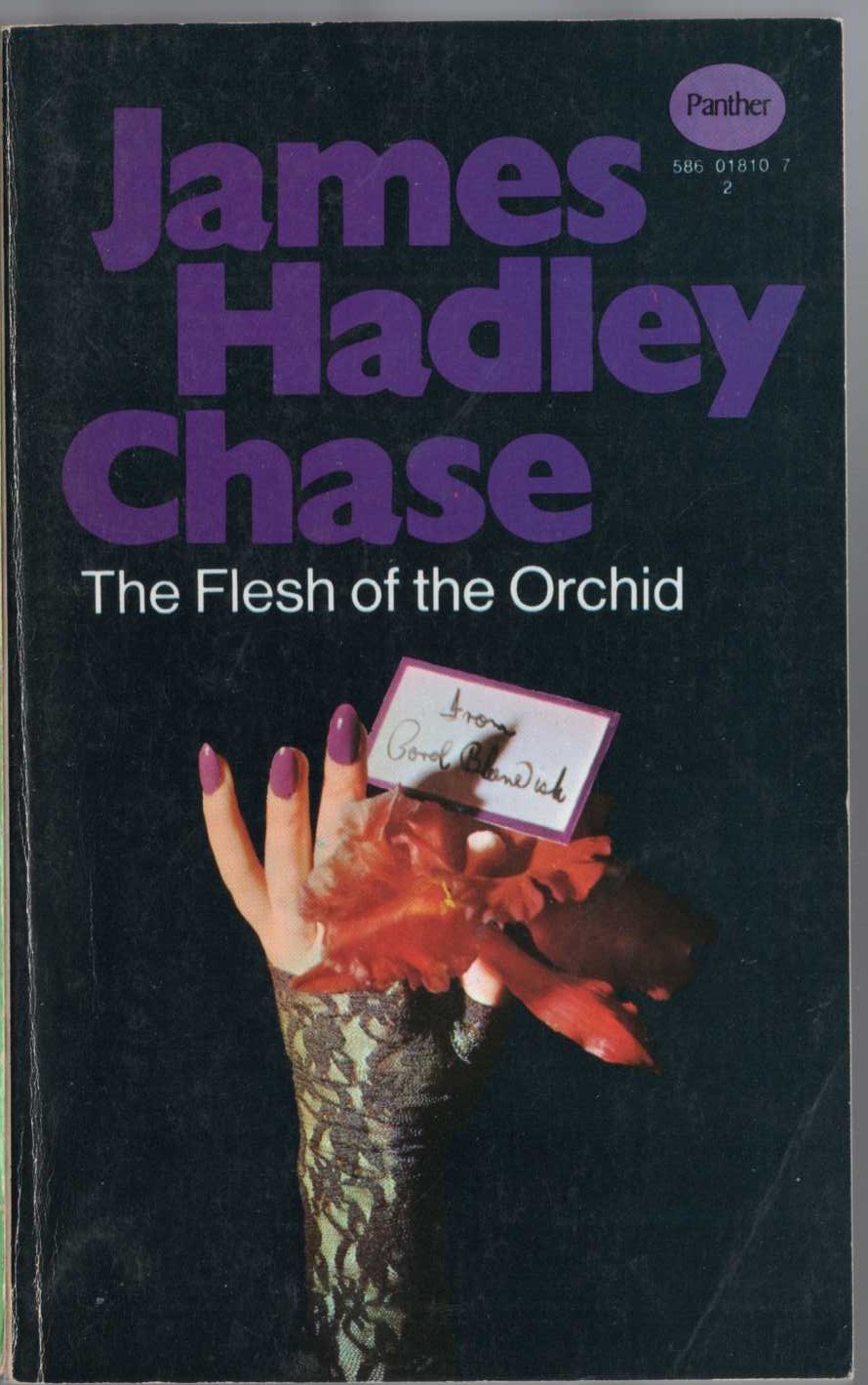 James Hadley Chase  THE FLESH OF THE ORCHID front book cover image
