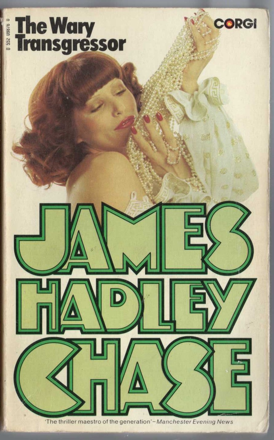 James Hadley Chase  THE WARY TRANSGRESSOR front book cover image
