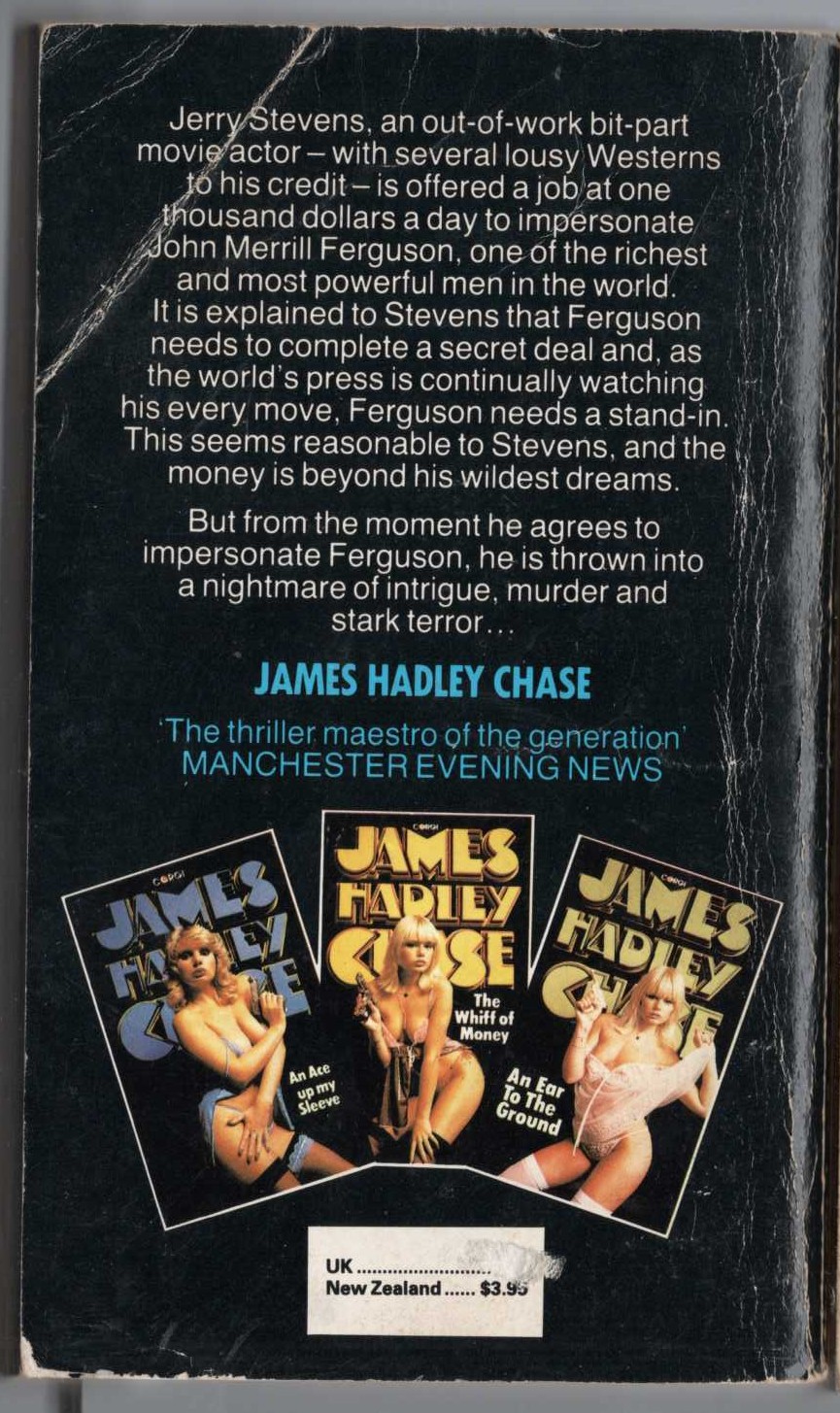 James Hadley Chase  YOU CAN SAY THAT AGAIN magnified rear book cover image