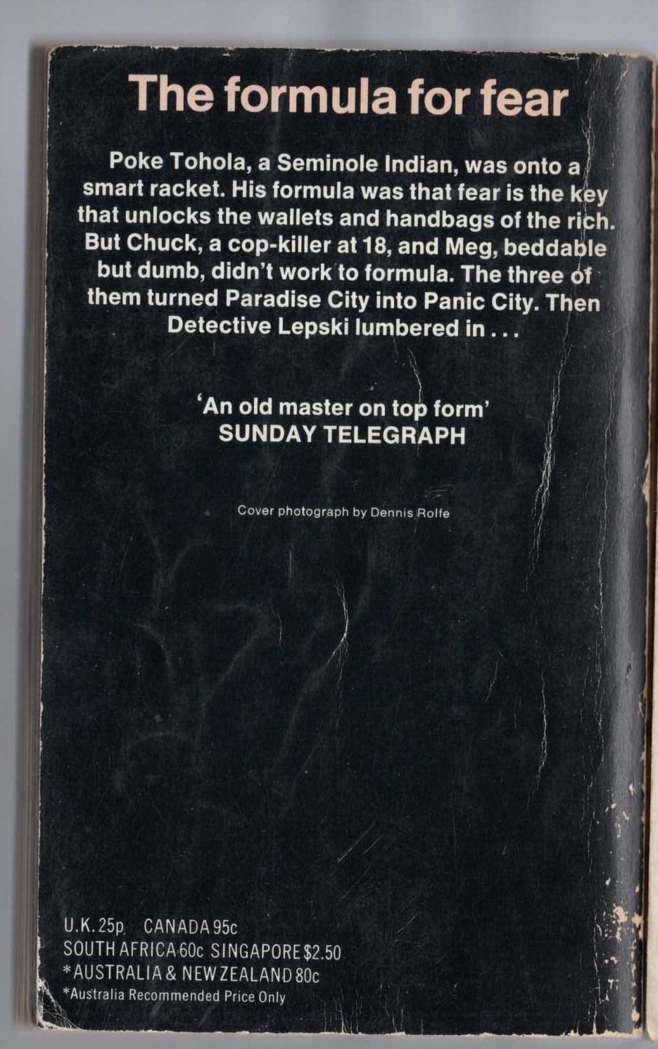 James Hadley Chase  WANT TO STAY ALIVE? magnified rear book cover image