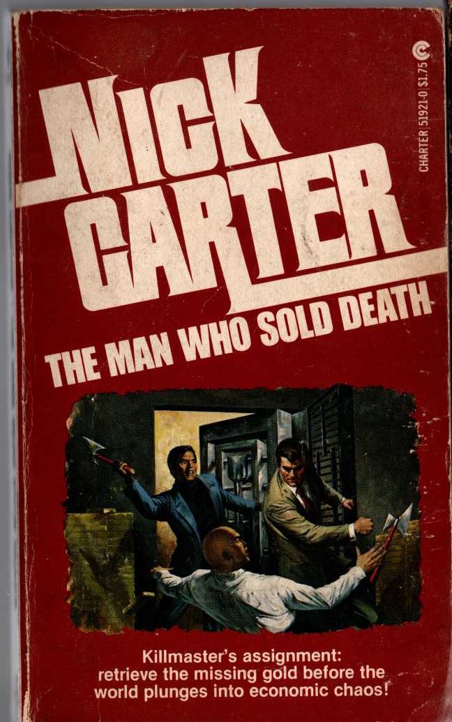 Nick Carter  THE MAN WHO SOLD DEATH front book cover image