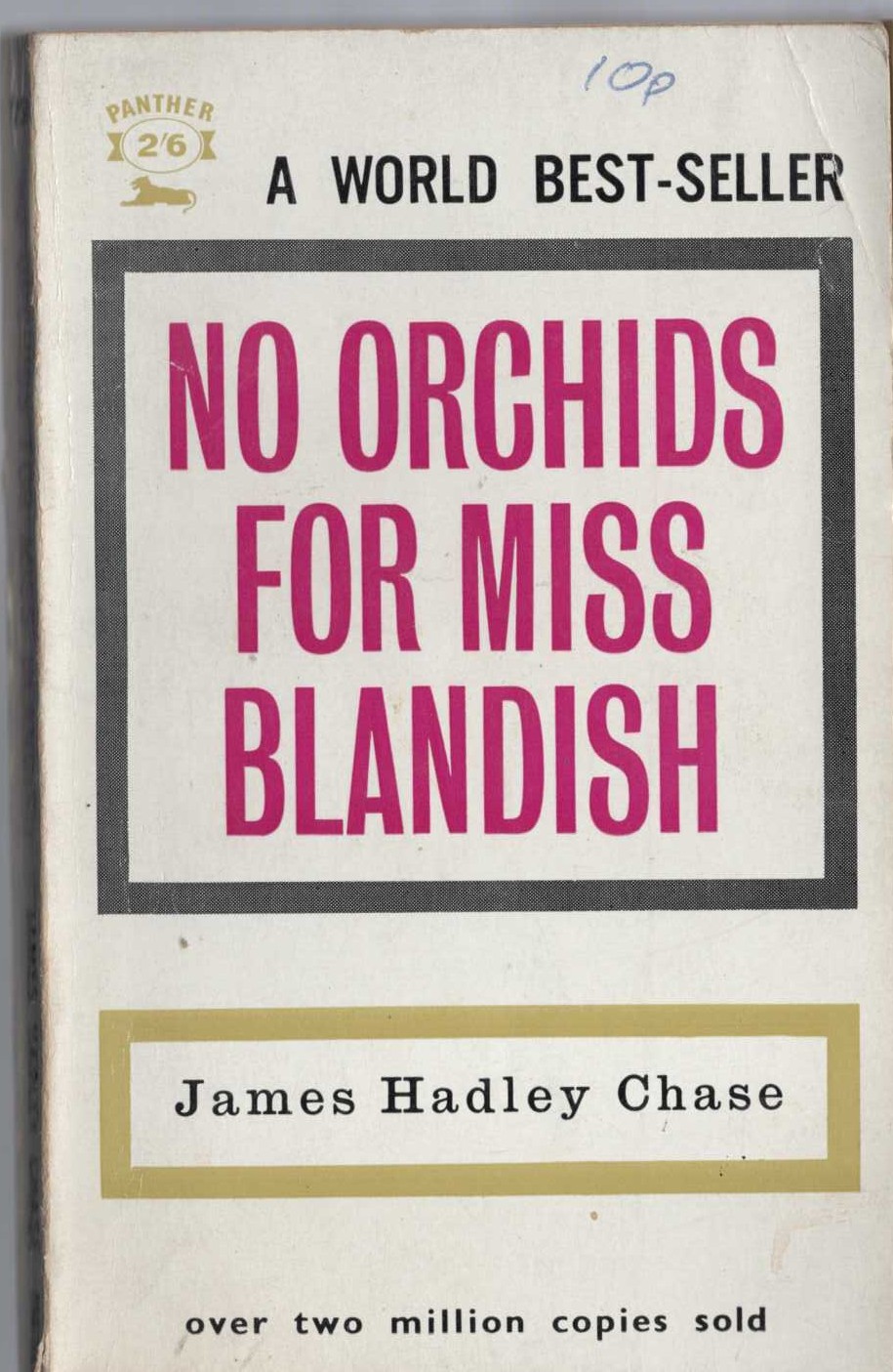 James Hadley Chase  NO ORCHIDS FOR MISS BLANDISH front book cover image