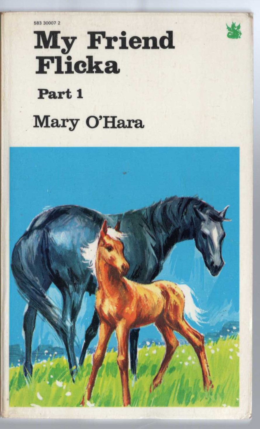 Mary O'Hara  MY FRIEND FLICKA Part 1 front book cover image