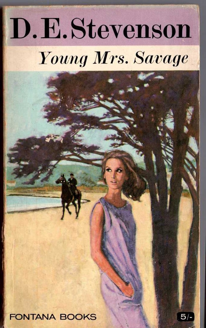 D.E. Stevenson  YOUNG MRS. SAVAGE front book cover image