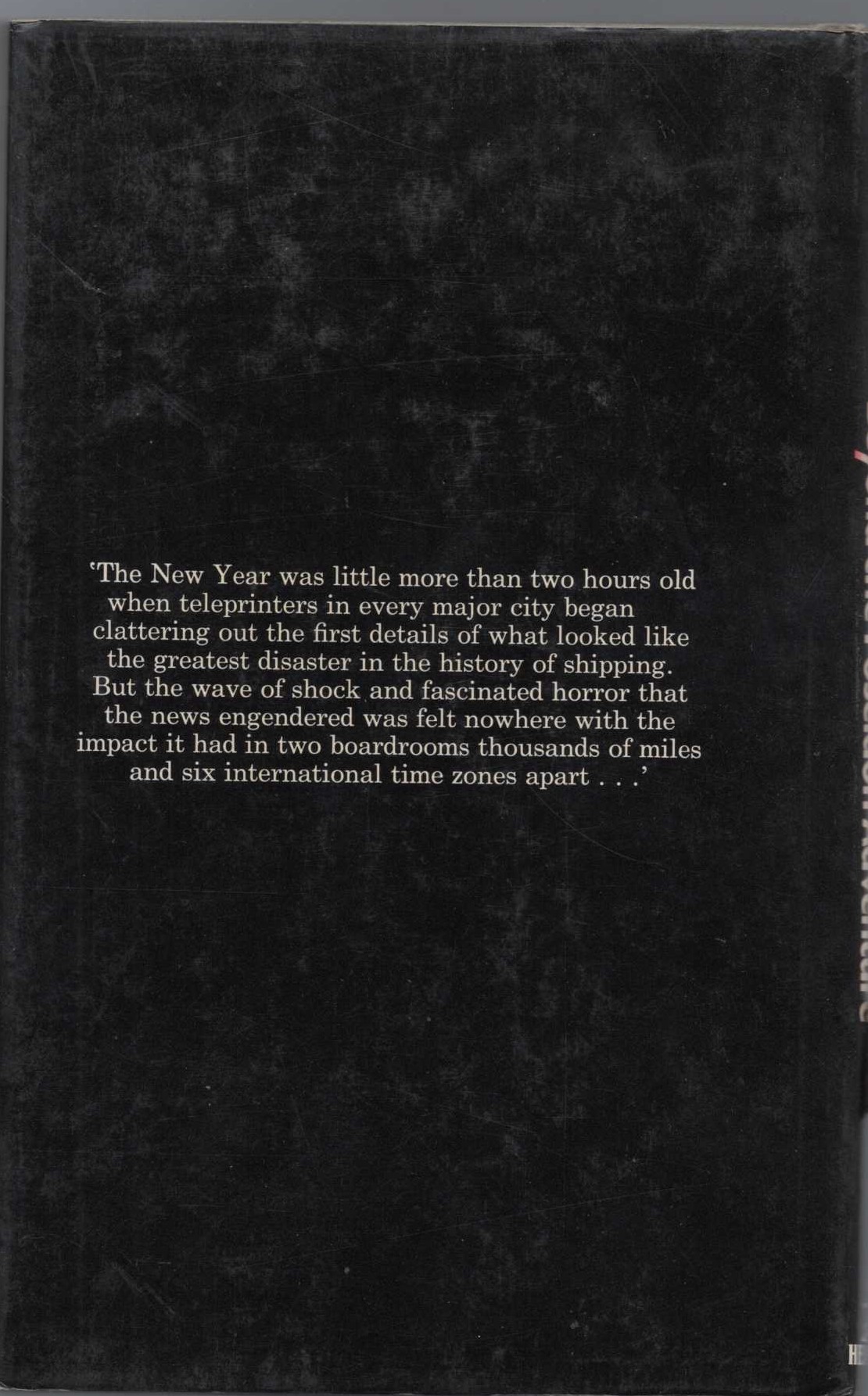 BEYOND THE POSEIDON ADVENTURE magnified rear book cover image