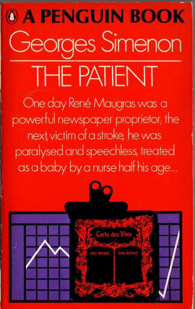 Georges Simenon  THE PATIENT front book cover image